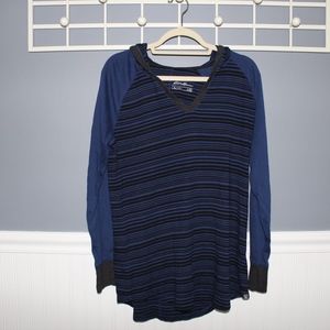 Striped Hooded Long Sleeve